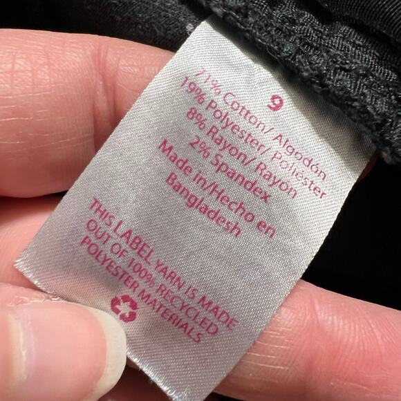 No Boundaries Womens Denim Blue Jean Skinny Jeans Black Size 9 - Picture 9 of 10